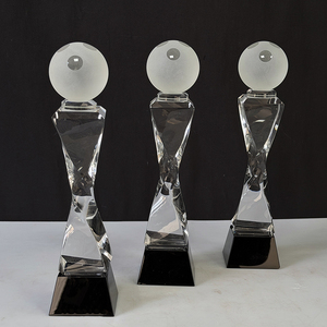 Trophée de <span class=keywords><strong>bowling</strong></span> en cristal personnalisé transparent, récompense sportive en cristal de <span class=keywords><strong>bowling</strong></span>, MH-N598 - Product Image 3
