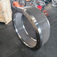 Nouvelle matrice annulaire en acier inoxydable pour moulin à granulés d'aliments pour volailles et bétail Paladin 1600 (850-210) 4.2/4.5/5.0mm, capacité 15 tonnes/h