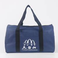 Sac de voyage en polyester RPET léger et personnalisé, à la mode, promotionnel, avec fermeture éclair