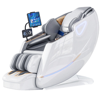 Sillón de Masaje Corporal Completo 6D con Certificación CE ODM, Gravedad Cero, Control por Voz, Bluetooth, Calefacción, Monitoreo de Salud, Reclinable Eléctrico