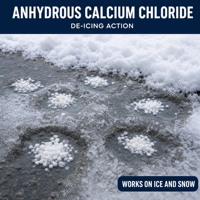 Chlorure de calcium anhydre en poudre, haute pureté, qualité industrielle, produit chimique