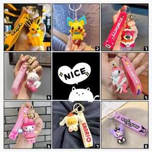 <span class=keywords><strong>Porte</strong></span>-clés en caoutchouc PVC personnalisés, mignons, de style dessin animé, <span class=keywords><strong>porte</strong></span>-clés 3D en <span class=keywords><strong>silicone</strong></span> souple - Product Image 4