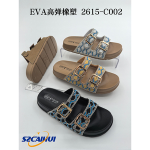 Sandales de plage en EVA pour femme, prix usine, logo personnalisé, antidérapantes, robustes, pour intérieur et extérieur, légères, pas chères - Product Image 1