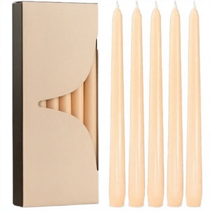 เทียนพาราฟินทรงกรวยสีขาวสำหรับตลาดแอฟริกา - คริสต์มาสและฮาโลวีน - Product Image 2