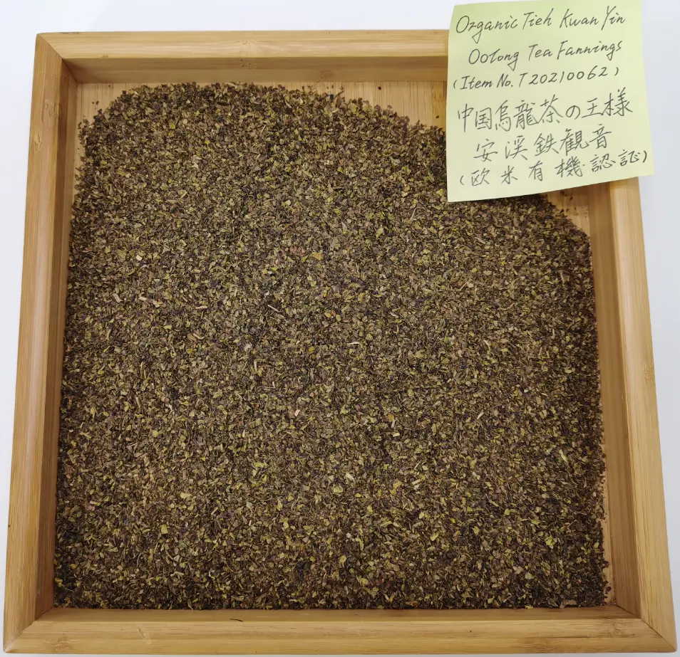 China Boba Supplier USDA Organic Oolong Teabags EU Standard Tieh Kuan Yin Oolong Broken Tea