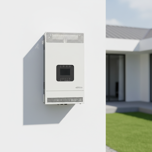 Onduleur <span class=keywords><strong>solaire</strong></span> hybride 5KW 48V à onde sinusoïdale pure, sortie AC simple, contrôleur MPPT, efficacité 93%, garantie 24 mois pour systèmes solaires - Product Image 2