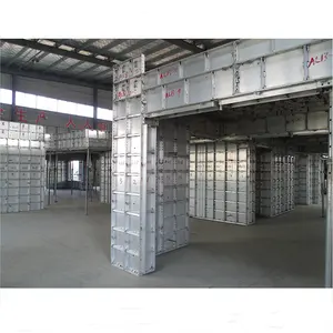 Molde de painel de concreto de alumínio para construção de casa feita na china