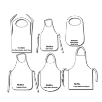 Tablier jetable non tissé, résistant à l'huile, pour restaurant, traiteur, logo personnalisé, poids moyen