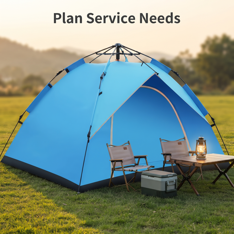 Fas Blue Color Fast Shipping 2 Person Windproof Stormproof Lightweight Quick Opening ...