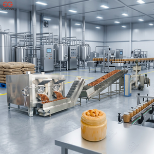 Línea de Procesamiento Industrial de Pasta de Almendras, Máquina para Hacer Mantequilla de Almendras, Máquina para Moler Pasta de Maní y Almendras, Juego Completo - Product Image 1