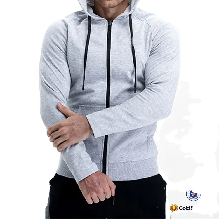 O serviço DO OEM barato promocional 100% algodão de fitness de alta qualidade moletom com capuz manga longa com capuz
