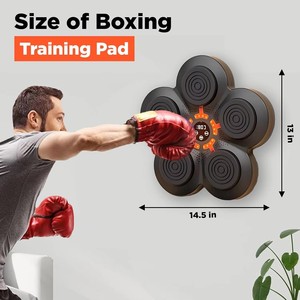 RS Nouvelle Conception Machine de Boxe Musicale Murale Numérique Multifonctionnelle pour Entraînement à Domicile et Cible de Réaction Intelligente pour Enfants - Product Image 3