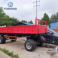 High-quality Durable Farm Tipping Trailer Hydraulic Unloading Agricultural Cart for Harvest Material Transfer