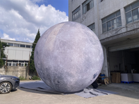 Thème de l'espace Boule de lune gonflable LED Planète Lune Ballon