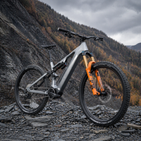 VTT électrique à suspension intégrale en fibre de carbone 29 pouces, moteur central Bafang M560