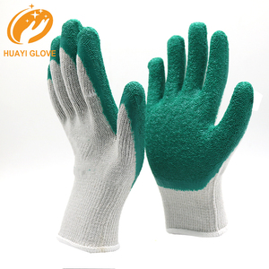 लेटेक्स पाम डूबा सुरक्षात्मक सुरक्षा काम कचरा दस्ताने - Product Image 5