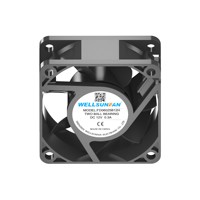 Ventilateur de refroidissement à roulement à billes WELLSUNFAN 60MM 6025 DC, pièce de rechange de 2 pouces, refroidisseur de processeur PC Valkyrie, boîtier d'ordinateur