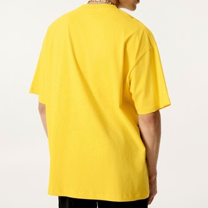 เสื้อยืดคอกลมผ้าคอตตอนพิมพ์ดิจิตอล100% ทรงโอเวอร์ไซส์น้ำหนักเบาสีทึบออกแบบโลโก้ได้ตามต้องการ - Product Image 2