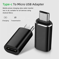 On the go Adaptador USB Macho Micro A Hembra USB C Tipo C 3,1 Conectores de conector OTG para cable de datos