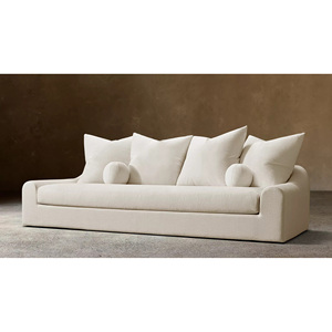Canapé en lin doux et confortable - Product Image 2