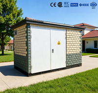 Sous-station triphasée de type boîte, immergée dans l'huile, série YBG 4000Kva 35kV/0.4kV, 50/60Hz, entièrement équipée, de style européen