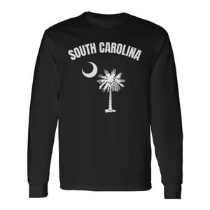 Camiseta de manga larga South Carolina Palmetto Moon State Flag Pride - Product Image 1
