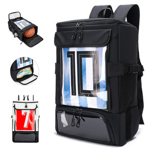 New Design Large Capacity <strong>Outdoor</strong> Sports Waterproof <strong>Basketball</strong> Backpack with Transparent Compartment and <strong>Shoe</strong> Compartment - Product Image 1