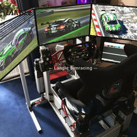 Viene con soporte de pantalla Chasis Juego completo de metal Simulador de vuelo Cabina Rig 4080 Perfil de aluminio Sim Racing Rig