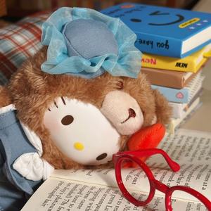 TOPTOY <span class=keywords><strong>officiel</strong></span> pour Sanrio britannique après-midi thé série boîtes mystère peluche poupée vinyle <span class=keywords><strong>flocage</strong></span> collection porte-clés porte-clés jouet - Product Image 6