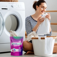 Capsules de détergent liquide tout en 1 dosettes de lessive perles de lessive dosettes de lavage détergent savon parfum naturel blanchisserie Pacs