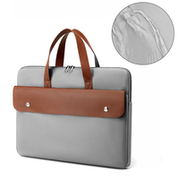 Personnalisé Léger Étanche PU Porte-Documents 14/15.6 pouces Sac D'ordinateur Portable Couverture À Manches Pour Hommes Et Femmes
