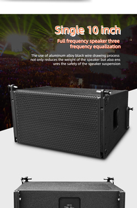 Single 10 Inch <strong>Line</strong> <strong>Array</strong> Sound Complete Professional Sound System Passive Speaker - Product Image 6