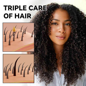 OEM organique renforcement réparation poils incarnés sérum extrait croissance des <span class=keywords><strong>cheveux</strong></span> huile bouteilles pour femmes noires ordinaire - Product Image 2