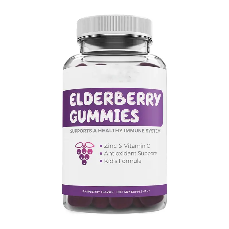 Best Price Seamoss Black Elderberry Macca Root Extract Gummies Immune Support Benefits Elderberry Gummy With Vitamin C And Zinc
