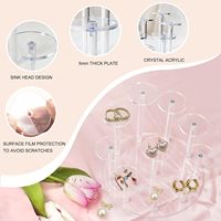 Nuevo Soporte Transparente de Acrílico de 10 Niveles para Cupcakes, Exhibidor de Postres para Fiestas de Cumpleaños y Bodas, Soporte Elevador para Repostería