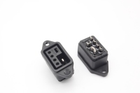 Connecteur de batterie hybride haute tension 2+4 IP67 500V 45A BESS |   Adaptateur de prise d'alimentation pour batterie au lithium, mâle et femelle |   UL94-V0