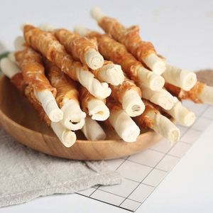Beslenme köpek et aperatifler Pet köpek Molar sopa tavuk toptan doğal Polybags ile Rawhide sopa davranır küçük köpek küçük oyuncaklar - Product Image 2