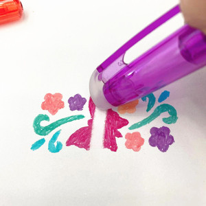 Erasable Gel <b>Pen</b> 0.5mm <b>Multi</b> <b>Colored</b> Bullet Tip For Students Office Stationery Friction Sensitive Writing Tool - Product Image 2