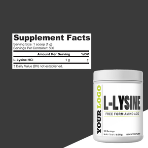 Oem/odm l-ליזין hcl אבקת הסיטונאי | 500g בצובר שריר & תוסף חומצות אמינו - Product Image 2