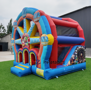Nuevo Castillo Inflable Comercial con Tobogán para Niños, Alquiler para Fiestas al Aire Libre - Product Image 1