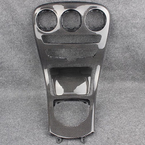 Pour Mercedes-Benz, intérieur en fibre de carbone véritable pour garniture A45, volant modifié C63, couvre-volant C43, panneau de commande central - Product Image 1