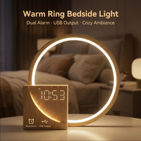 Lampe de chevet intelligente LED moderne à succès en 2025, machine à bruit blanc avec charge USB pour les hôtels