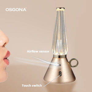 Lámpara de escritorio moderna para radio, LED luz nocturna, barra cálida para carga de teléfono móvil, soporte magnético para teléfono, funciona con pilas para restaurantes - Product Image 2