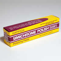 Pâte à polir métallique Happich Simichrome originale pour le chrome, l'aluminium, la restauration de motos et d'automobiles