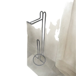 Porte-papier toilette et support à rouleaux en fer forgé moderne et écologique pour salle de bain et bureau - Product Image 5