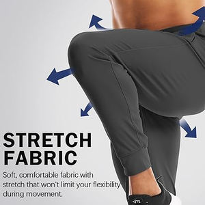 Casual <b>Slim</b> <b>Fit</b> Lightweight Distressed <b>Mens</b> Golf <b>Joggers</b> Polyester Stretch Customizable - Product Image 5