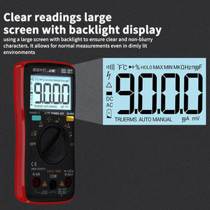 Zoyi ZT109 Intelligente Digitale Multimeter 9999 Woord Count True Rms Hoge Precisie <span class=keywords><strong>Voltage</strong></span> Weerstand Frequentie <span class=keywords><strong>Tester</strong></span> - Product Image 4