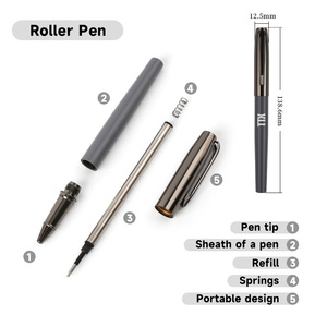 TTX Bút Bi Kim Loại Cán Mờ Mịn Sang Trọng Thanh Lịch Văn Phòng Doanh Nhân Bút Bi Có Tay Cầm Thoải Mái - Product Image 2