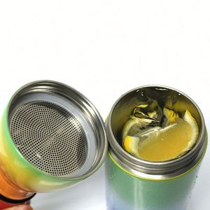 Modern <b>Creative</b> 304 Stainless Steel 500ml Insulated Portable Cup for Tea/Water & for Separation and Hot Beverages - Product Image 4