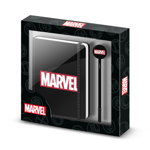 Karactermania For Marvel Comics - Caja de regalo con diario y bolígrafo de moda, negro - Product Image 1